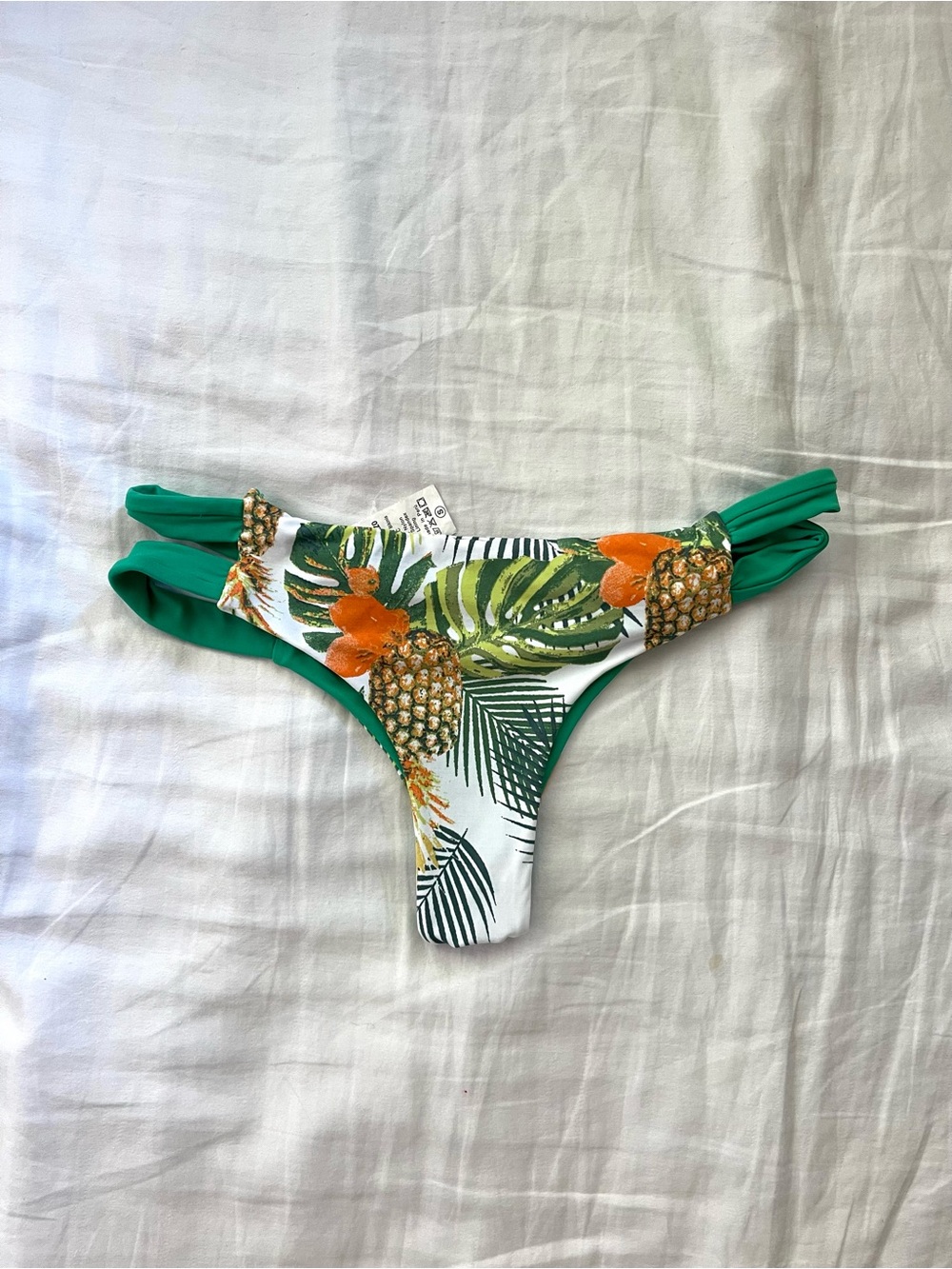 San Lorenzo Green Pineapple Tropical Bikini Bottoms